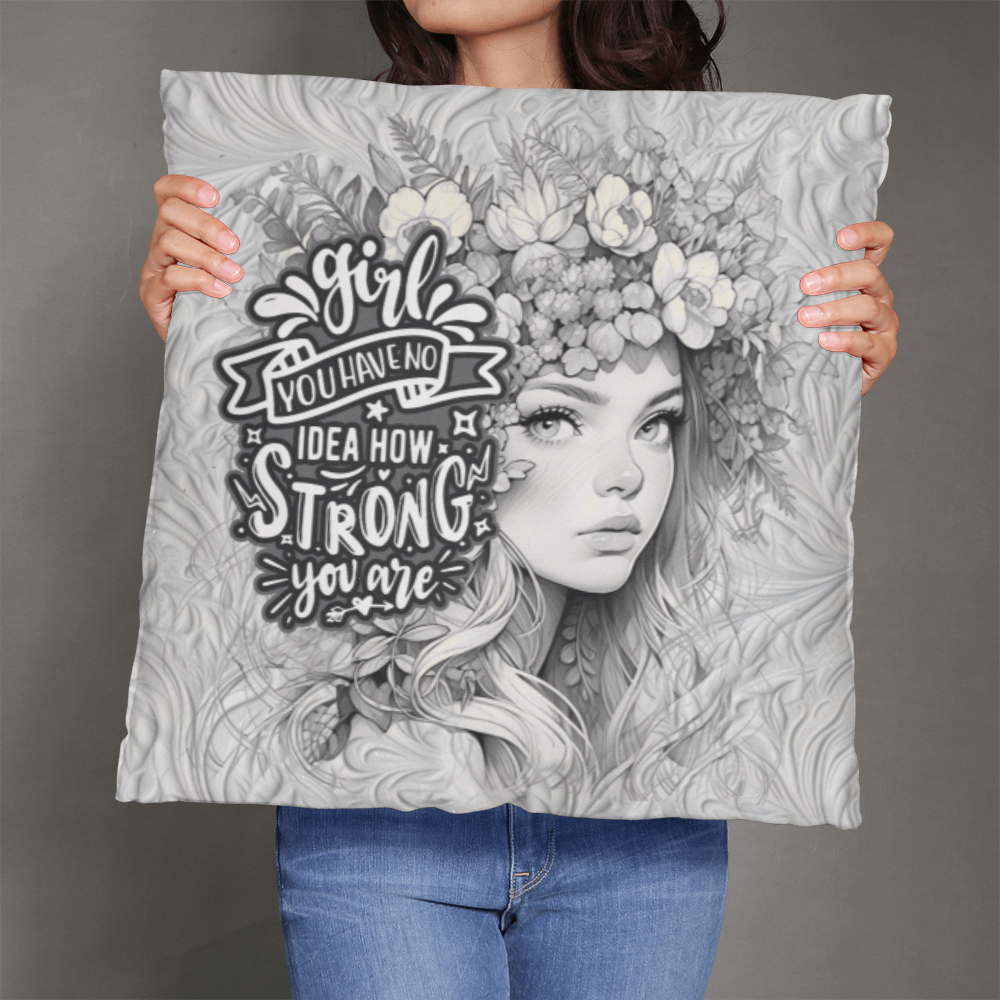 girl power pillow gift