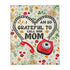 grateful mom fleece blanket