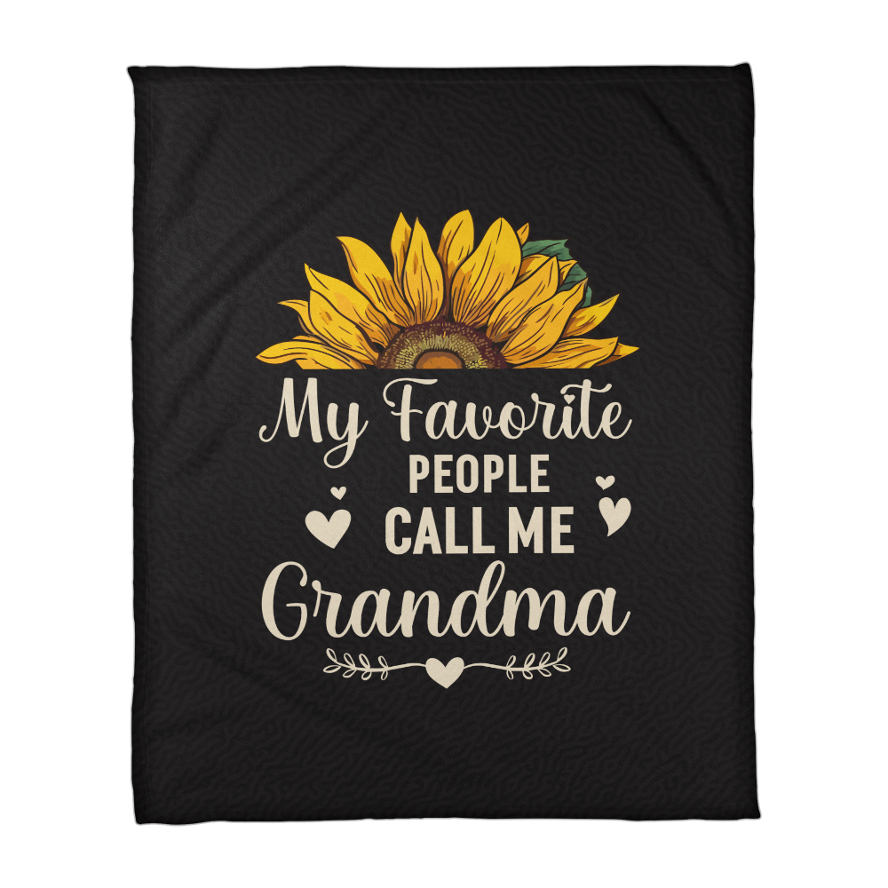 cozy grandma fleece blanket