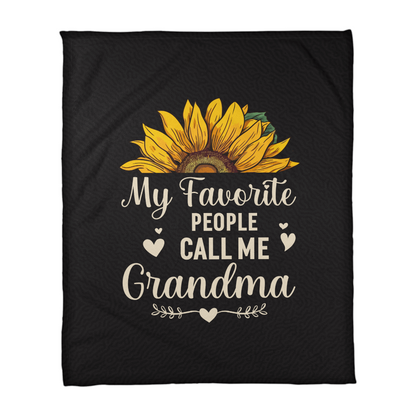 cozy grandma fleece blanket