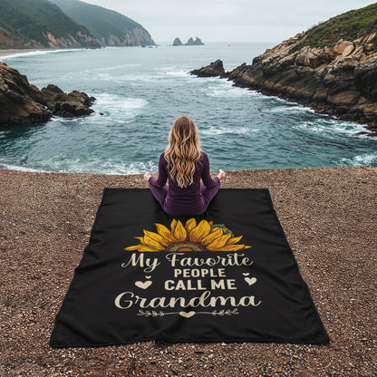 cozy grandma fleece blanket