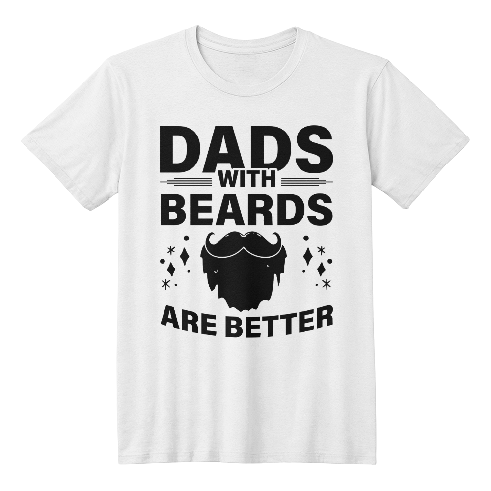 dads with beards t-shirt