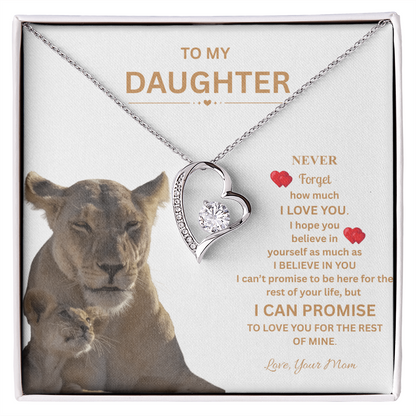 To My Daughter From Mom Necklace