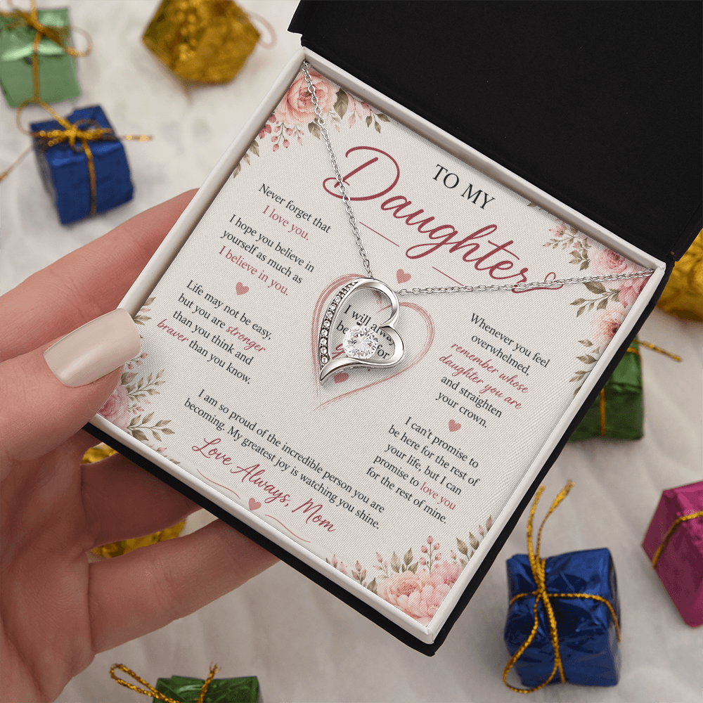 "To My Daughter" Forever Love Necklace