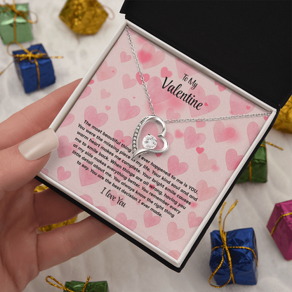 To My Valentine Forever Love Necklace – Heartfelt Romantic Gift
