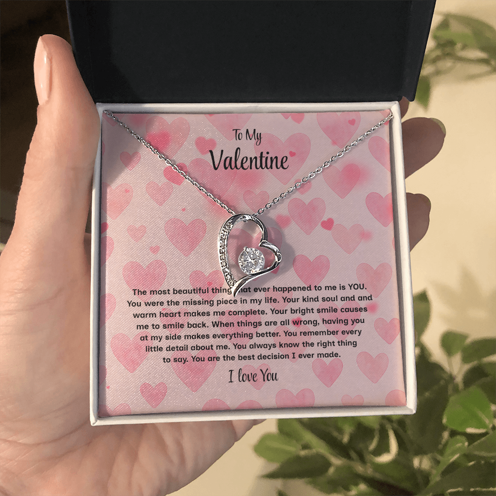 To My Valentine Forever Love Necklace – Heartfelt Romantic Gift