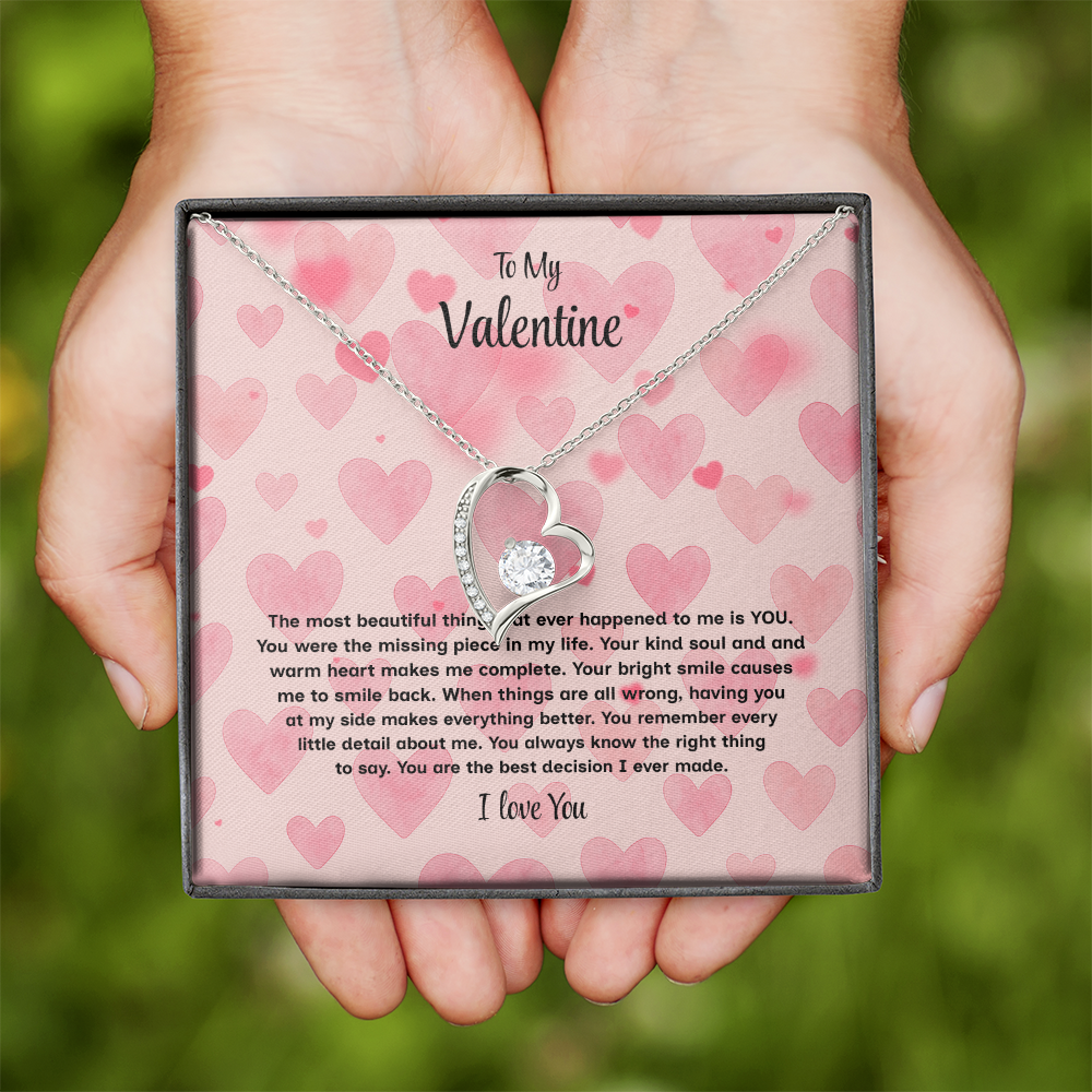 To My Valentine Forever Love Necklace – Heartfelt Romantic Gift