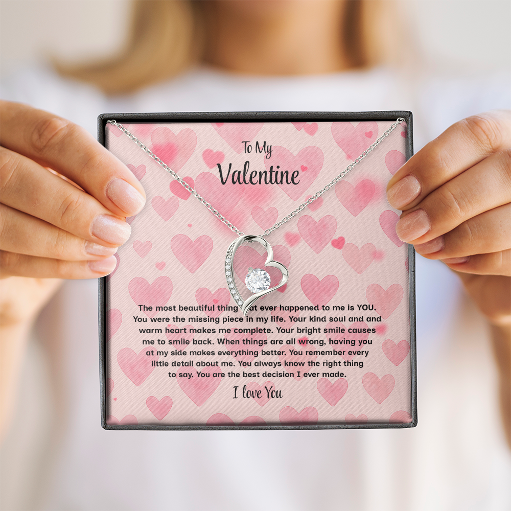 To My Valentine Forever Love Necklace – Heartfelt Romantic Gift
