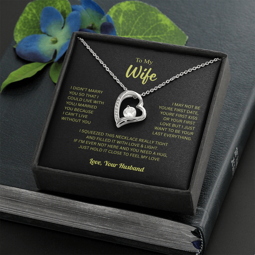 To My Wife From Husband Forever Love Necklace – Heartfelt Gift