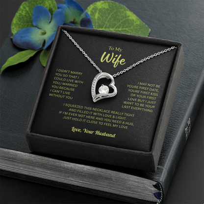 To My Wife From Husband Forever Love Necklace – Heartfelt Gift