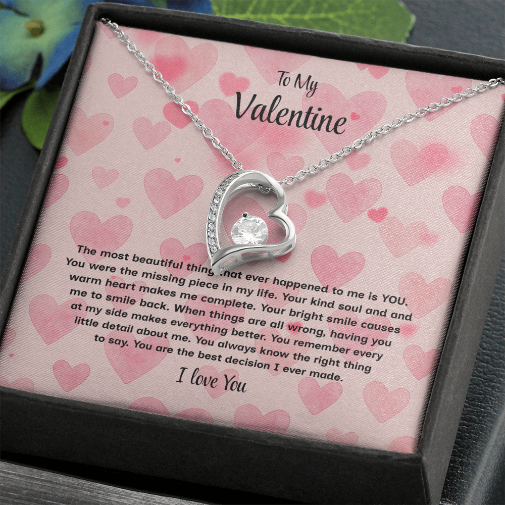 To My Valentine Forever Love Necklace – Heartfelt Romantic Gift
