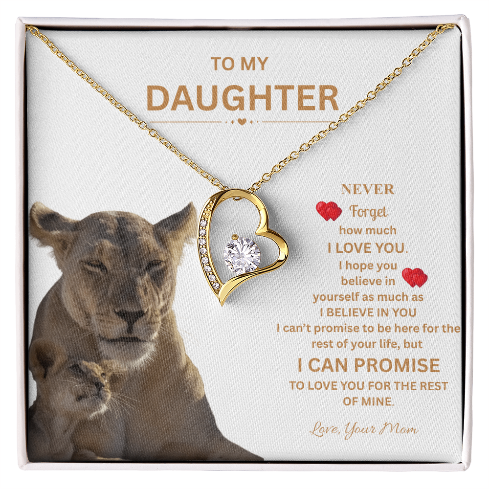 To My Daughter From Mom Necklace