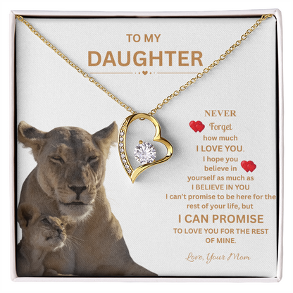 To My Daughter From Mom Necklace