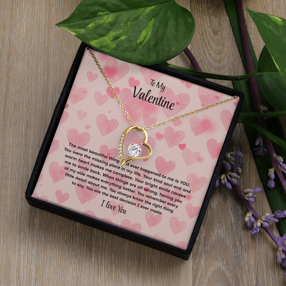 To My Valentine Forever Love Necklace – Heartfelt Romantic Gift