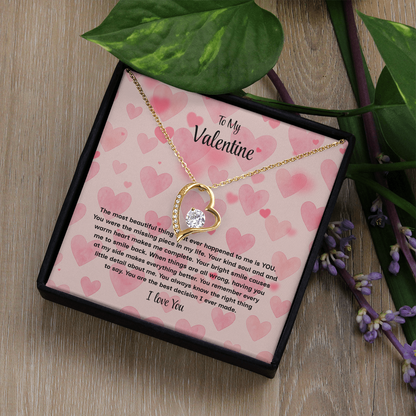 To My Valentine Forever Love Necklace – Heartfelt Romantic Gift