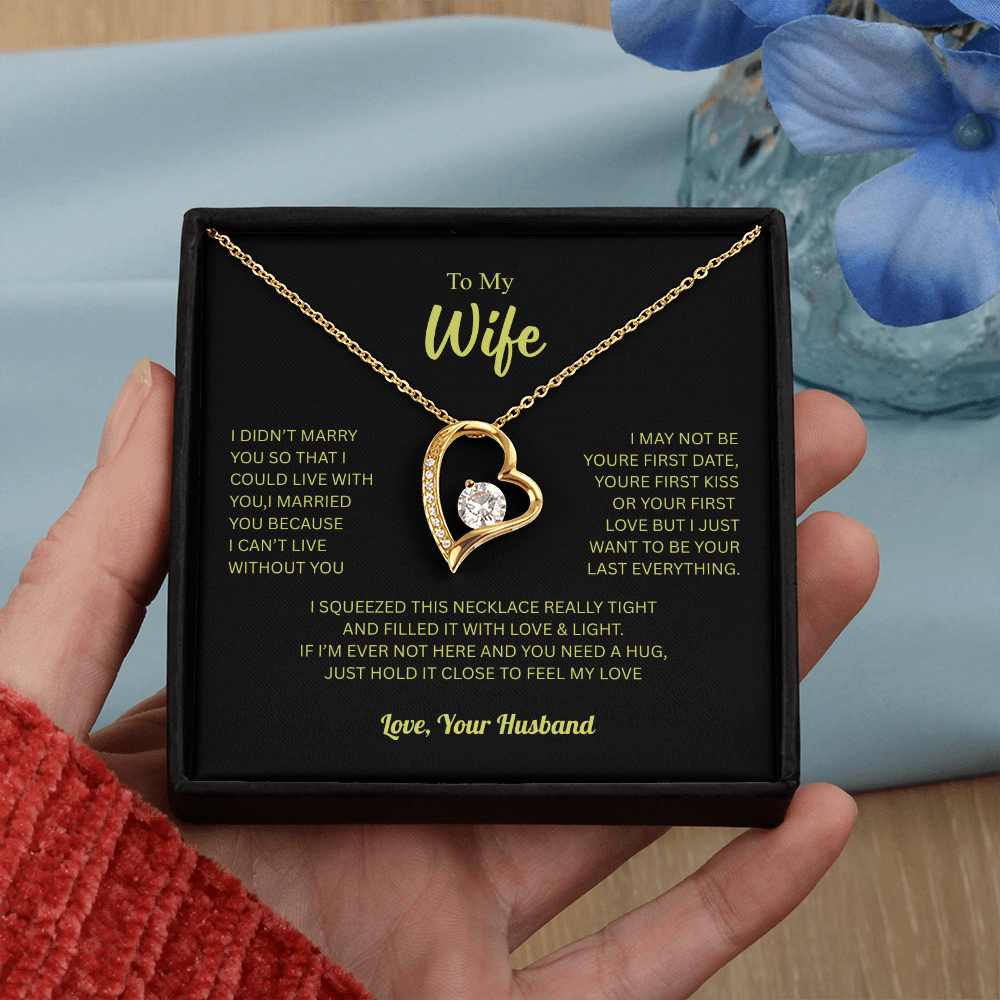 To My Wife From Husband Forever Love Necklace – Heartfelt Gift
