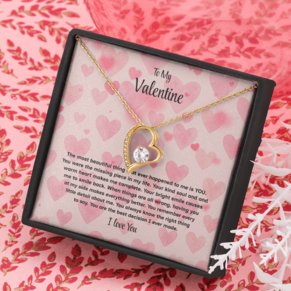 To My Valentine Forever Love Necklace – Heartfelt Romantic Gift