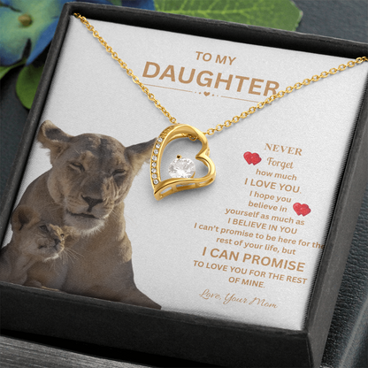 To My Daughter From Mom Necklace