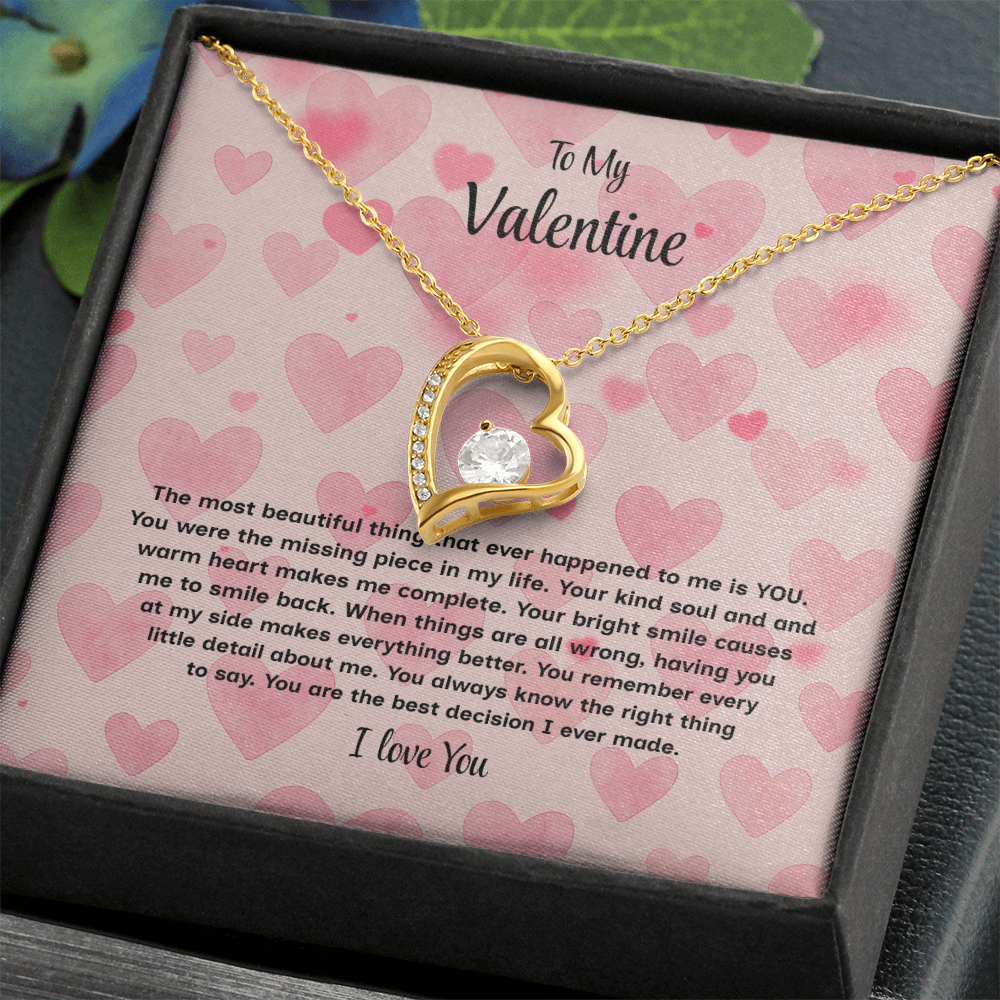 To My Valentine Forever Love Necklace – Heartfelt Romantic Gift