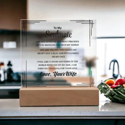 Soulmate Plaque