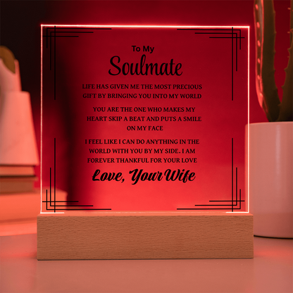 Soulmate Plaque