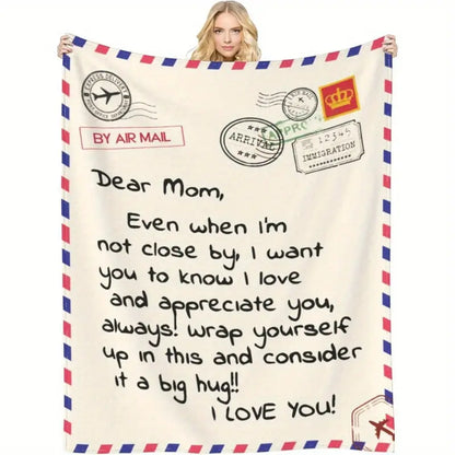 Dear Mom Fleece Blanket
