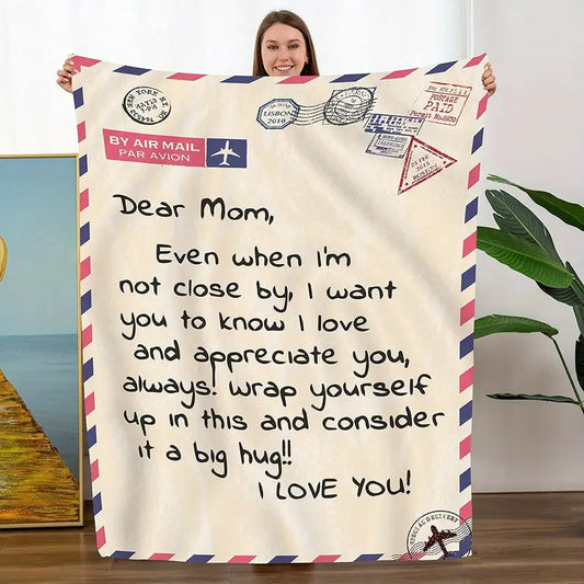 Dear Mom Fleece Blanket