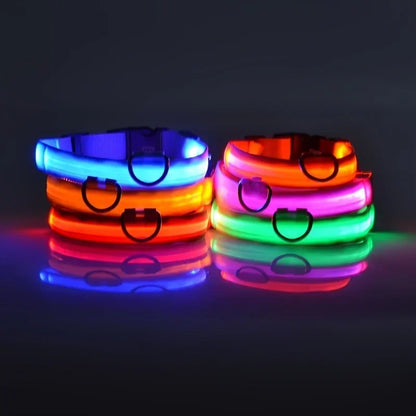 GlowGuard LED Dog Collar